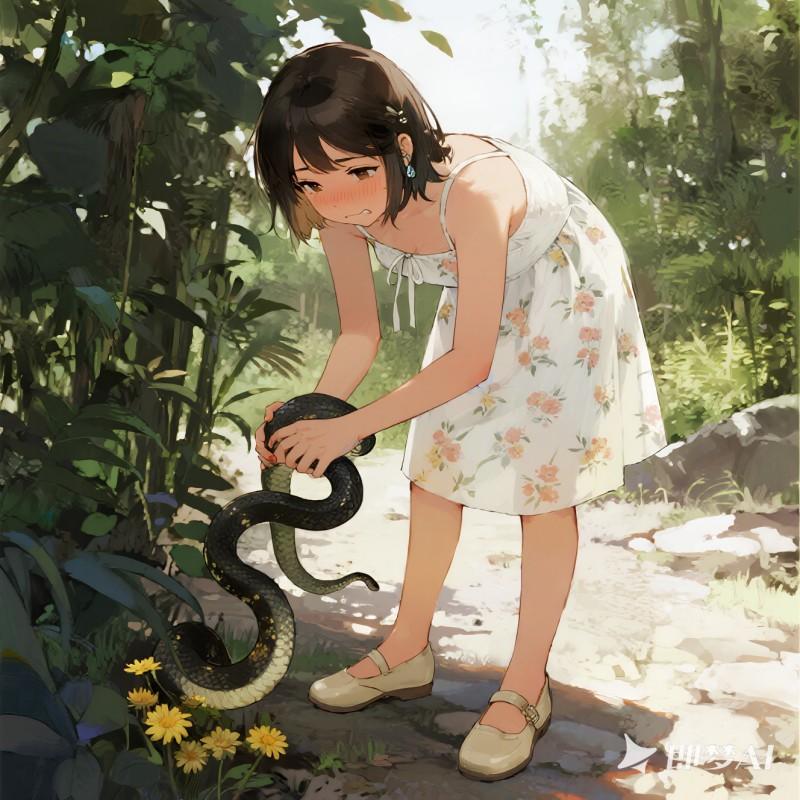 我的"笨蛋美人"人設，死於一條菜花蛇