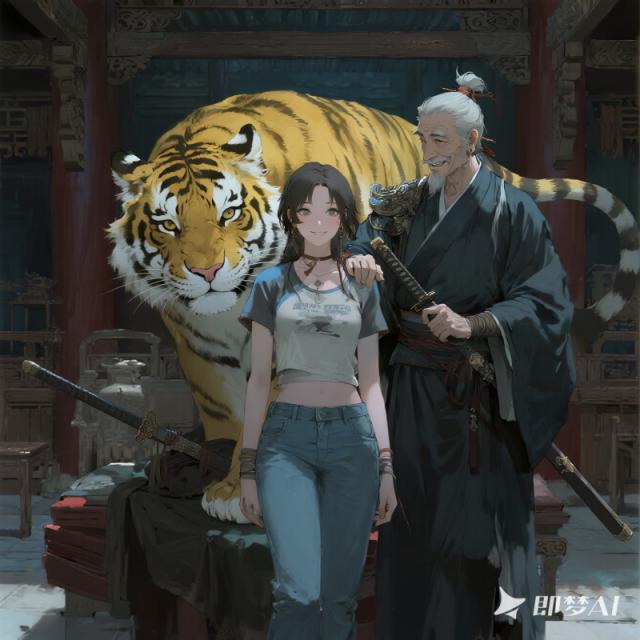 兩只老虎真可愛