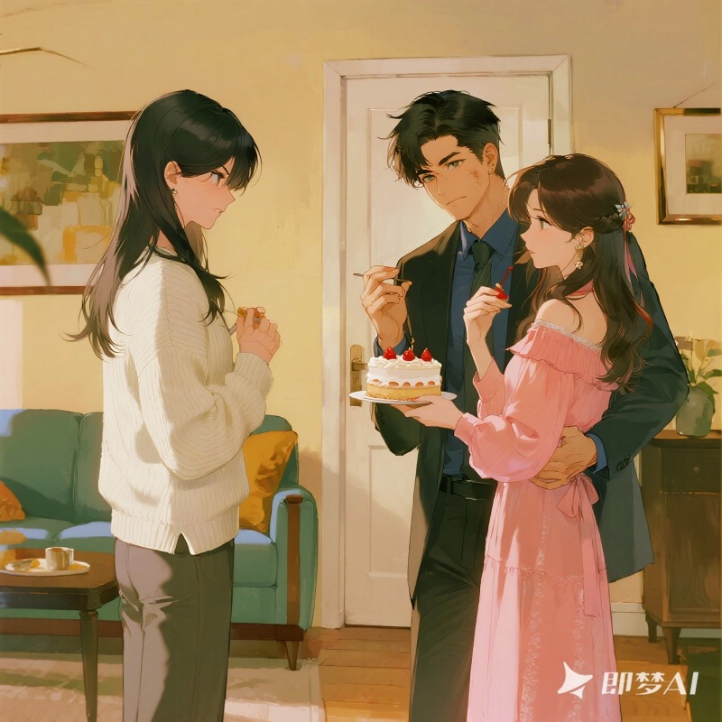 撞破老公和甜品店老闆娘的棉花糖遊戲