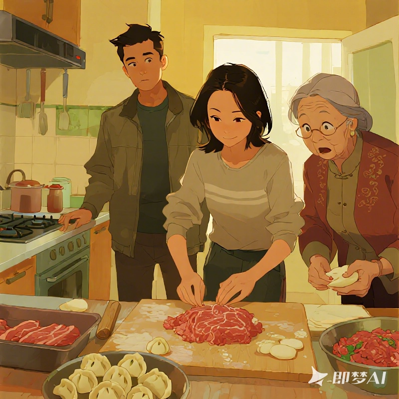 后媽搶雞蛋流產時，我在和全家人包餃子