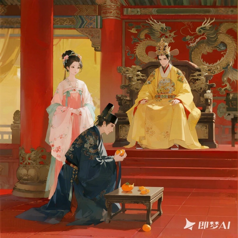讓我當妾？龍椅上我哥放下了橘子