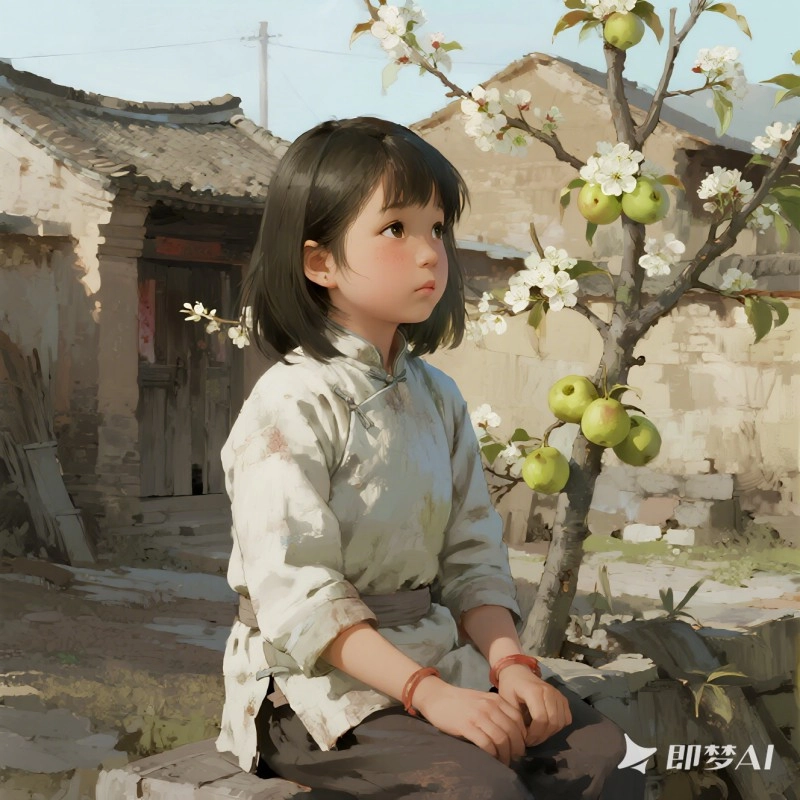 爸爸媽媽，梨樹花開了