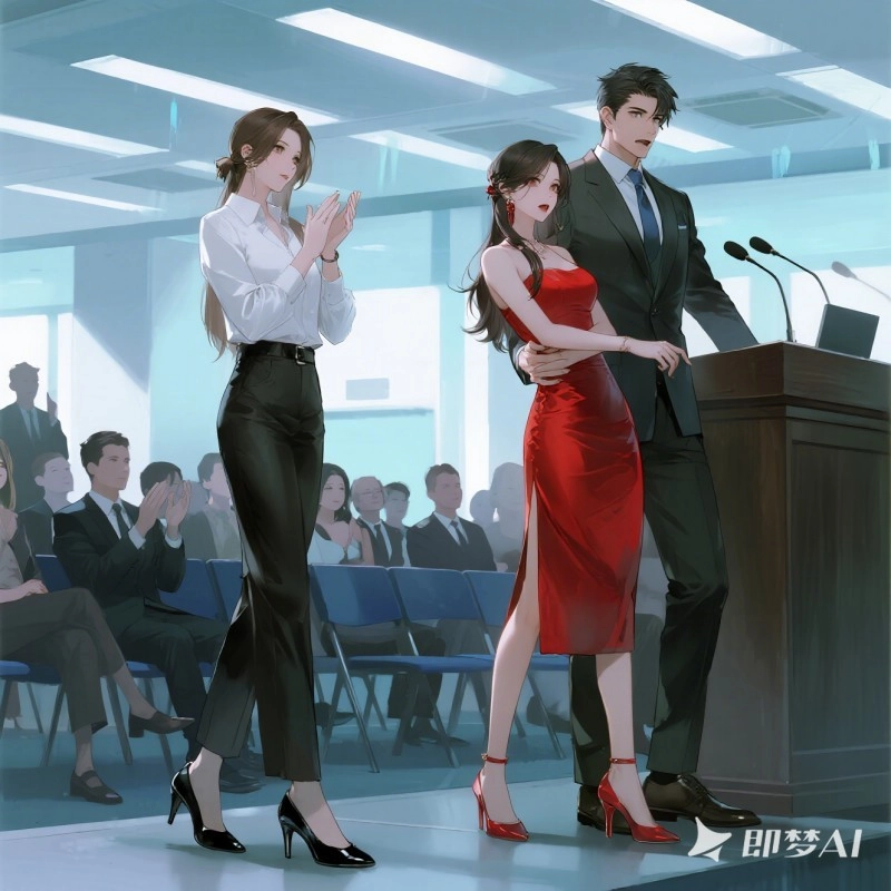 瞞總裁老公調任，他當眾捧女秘上位，我帶頭鼓掌他傻了