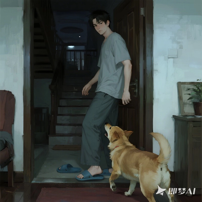 淩晨我家狗攔門不讓我出去，第二天看業主群我渾身發冷