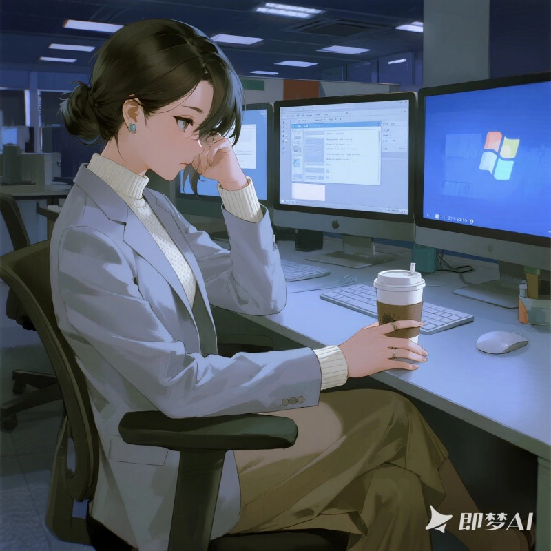 不是，大姐上班呢，裝什麼人淡如菊