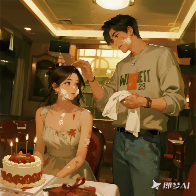 被摁進蛋糕后，我給了男友一個過肩摔