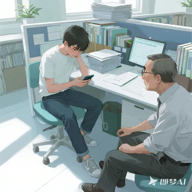 幫導師整理材料時：岑霜的筆跡再熟悉不過