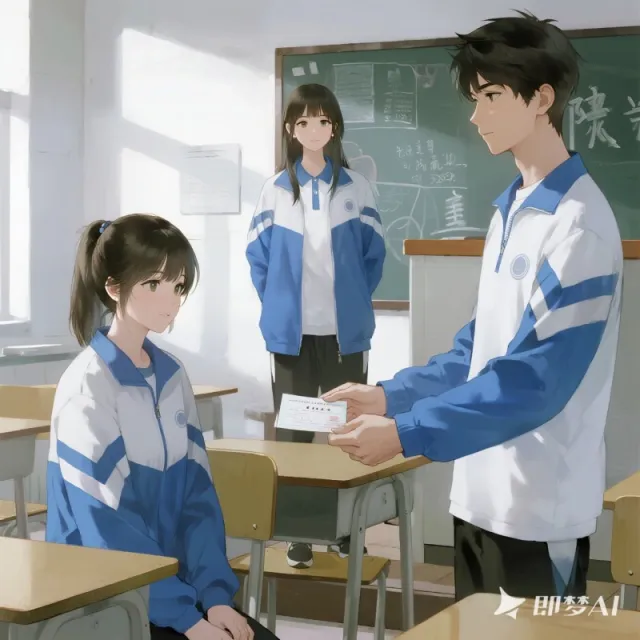 媚男女班長只收男生的準考證